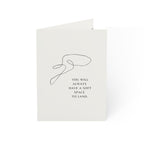 A Soft Place to Land | Greeting Cards (1, 10, 30, and 50pcs)