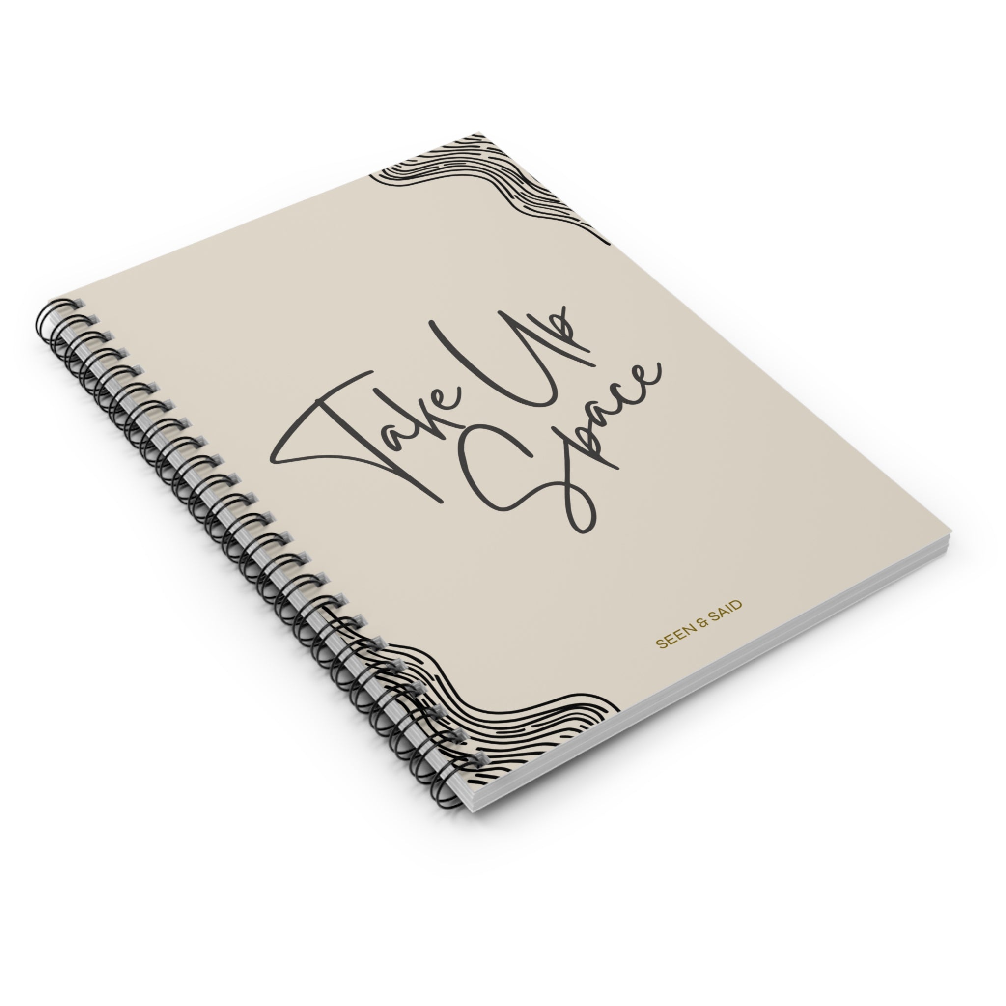 Take Up Space | Spiral Notebook - Ruled Line