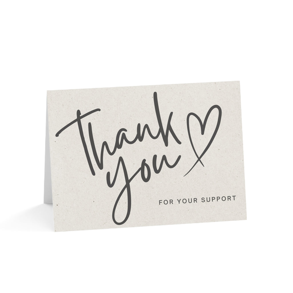 Thank You  | Greeting Cards (1, 10, 30, and 50pcs)