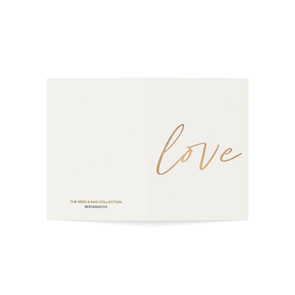 Why I Love You | Greeting Cards (1, 10, 30, and 50pcs) Matte or Gloss Coated