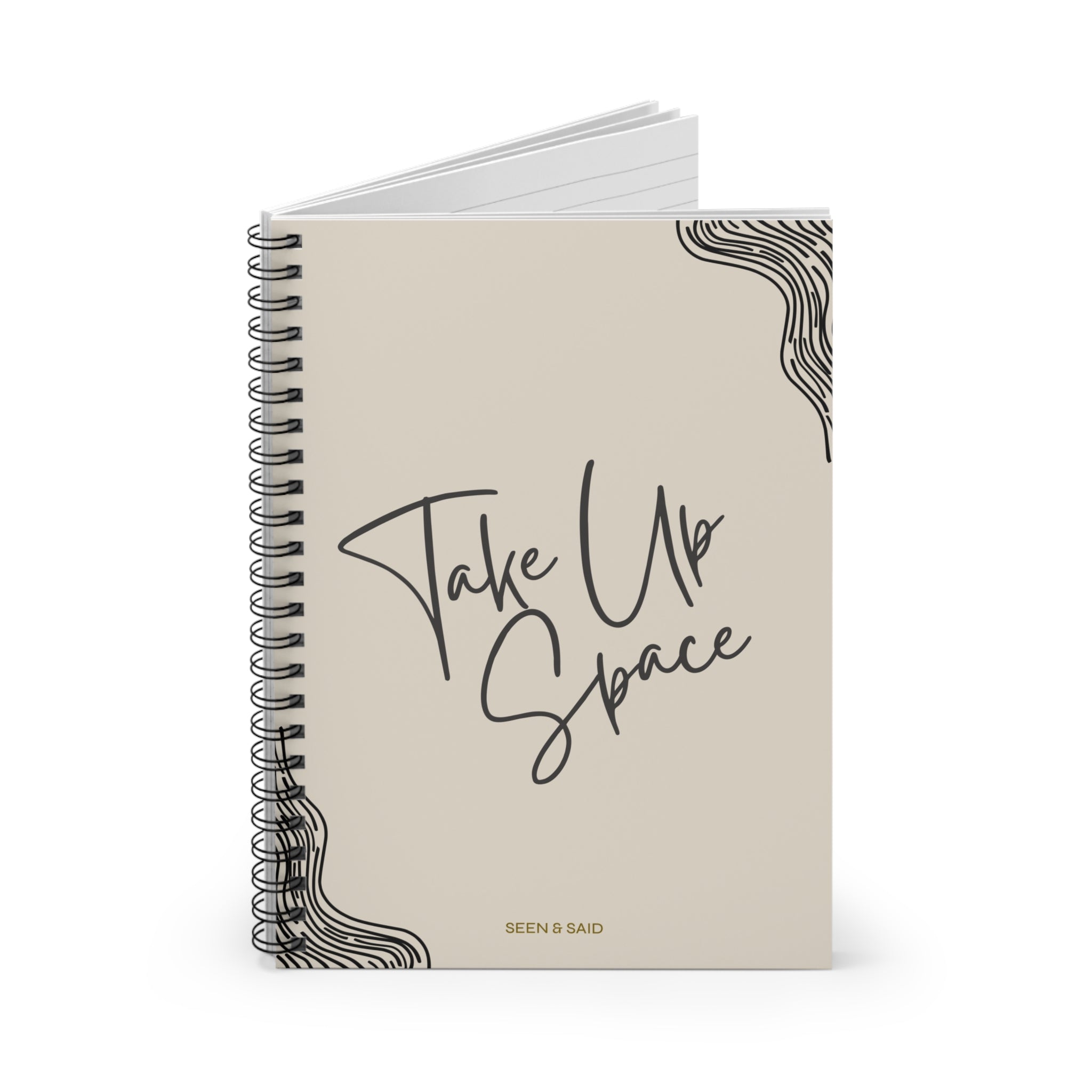 Take Up Space | Spiral Notebook - Ruled Line
