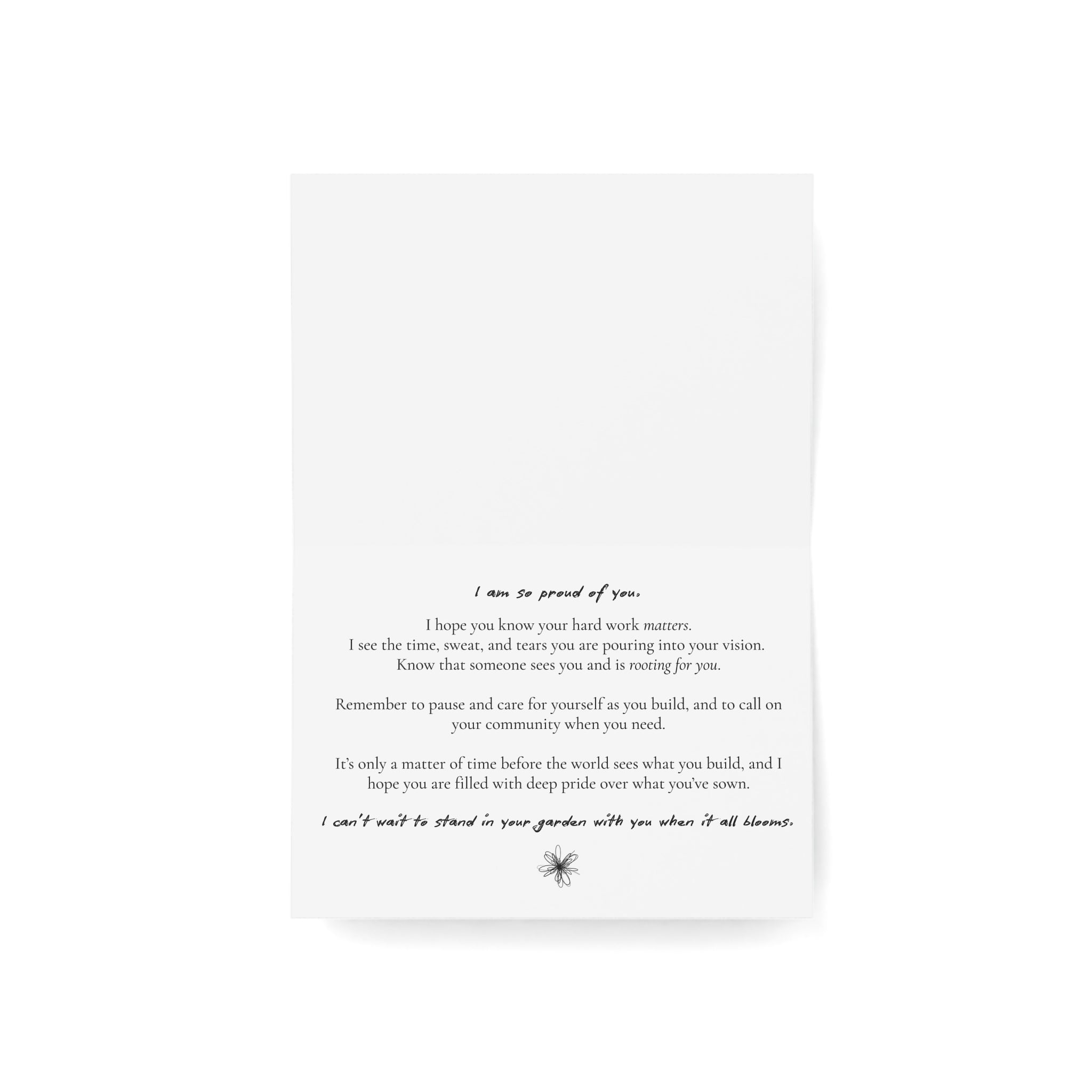 Proud of You  | Greeting Cards (1, 10, 30, and 50pcs)