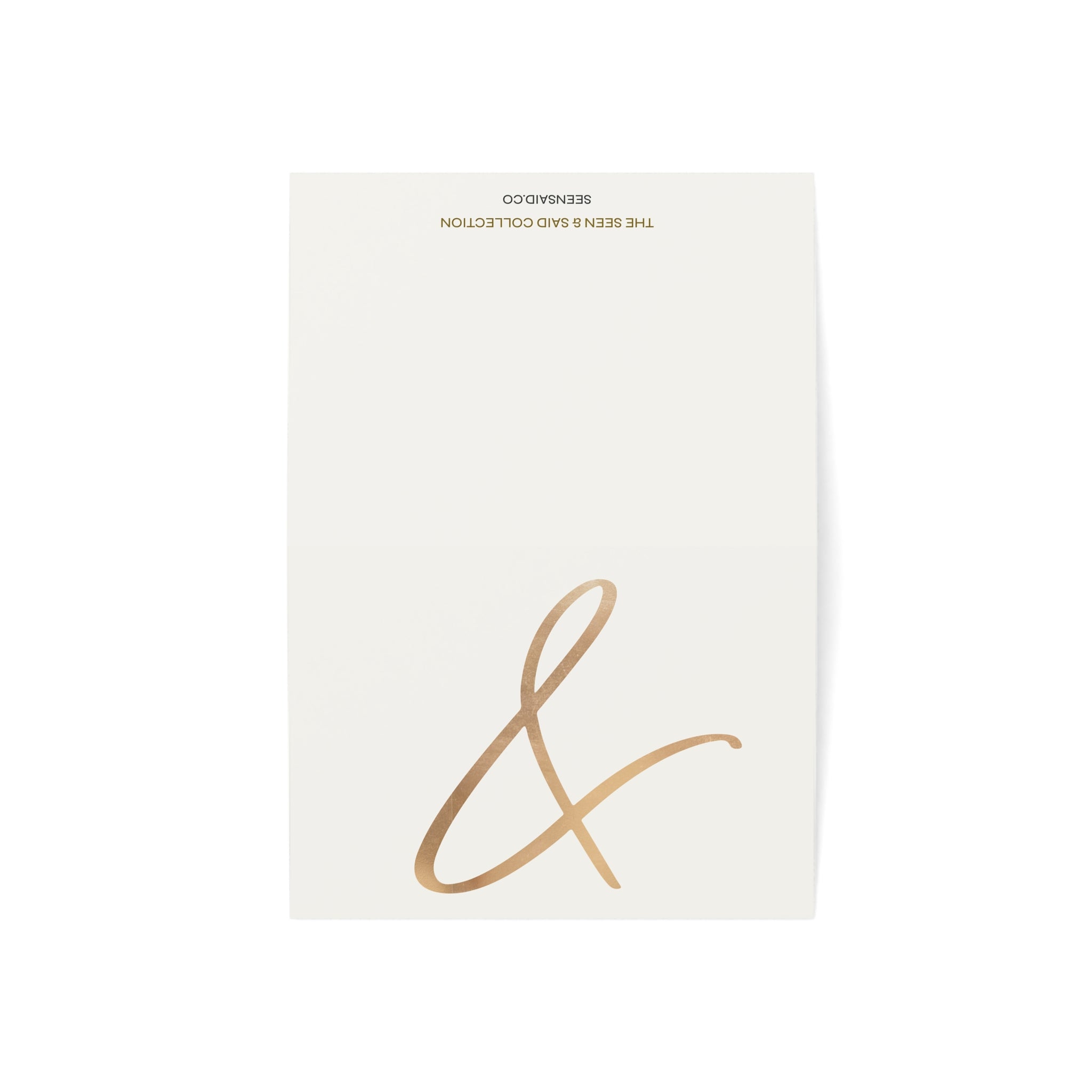 Happy Holidays | Ampersand, Everything and More Card  | Greeting Cards (1, 10, 30, and 50pcs)