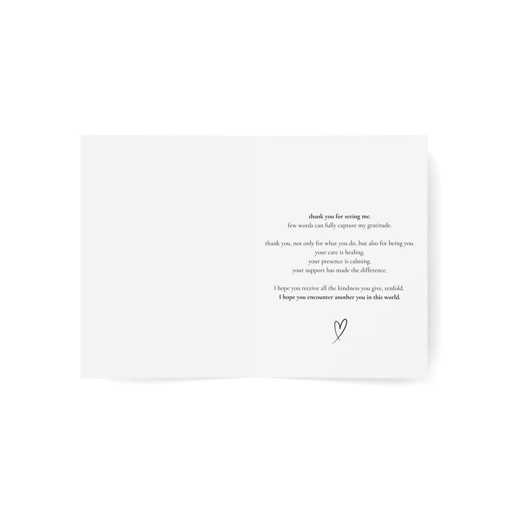 Thank You | Greeting Cards (1, 10, 30, and 50pcs)