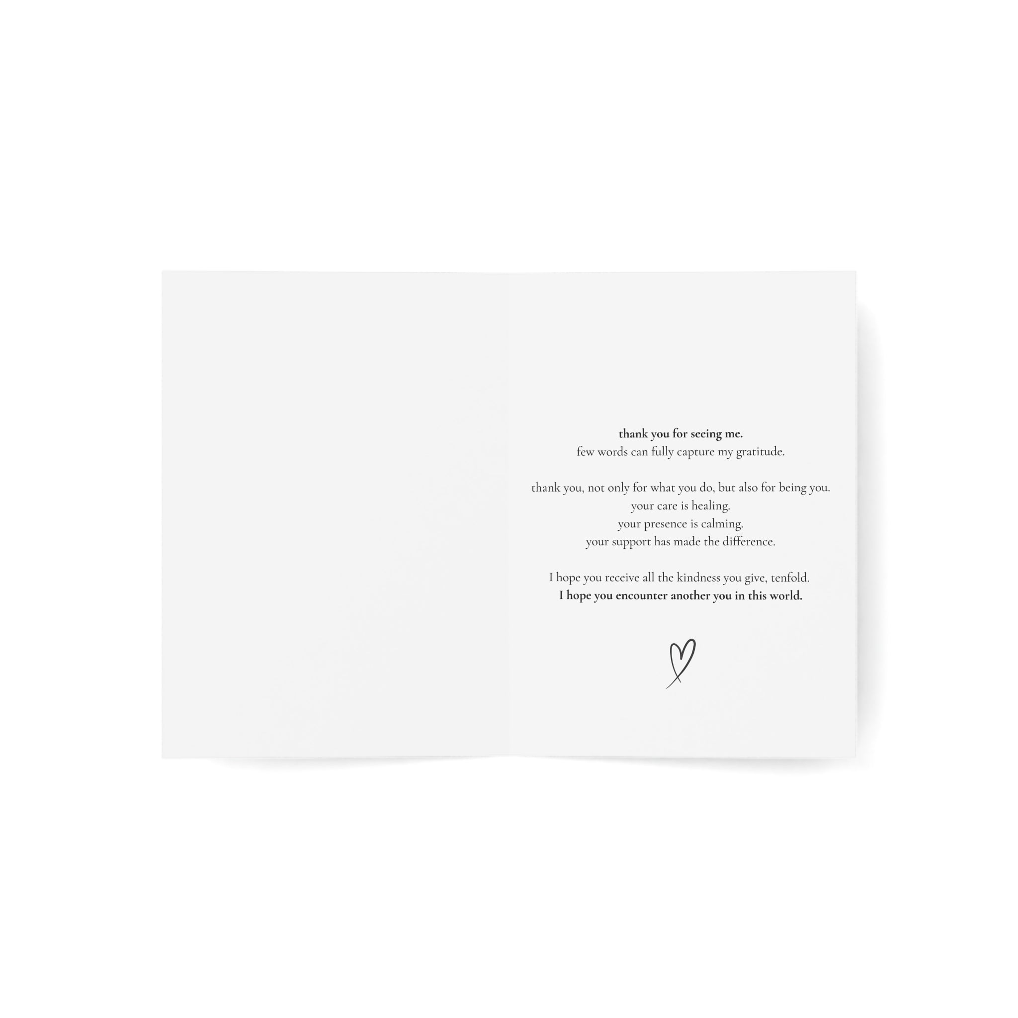 Thank You | Greeting Cards (1, 10, 30, and 50pcs)