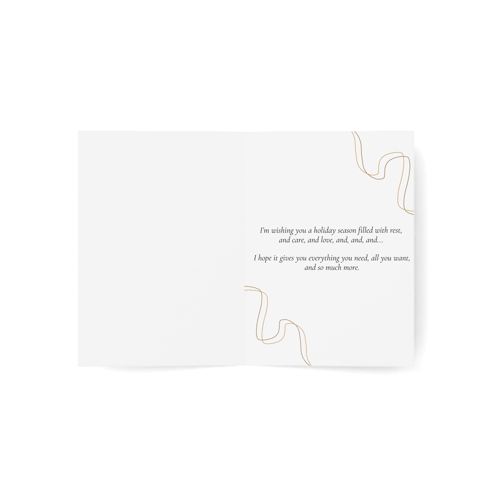 Holiday Greetings | Everything And More | Greeting Cards (1, 10, 30, and 50pcs)