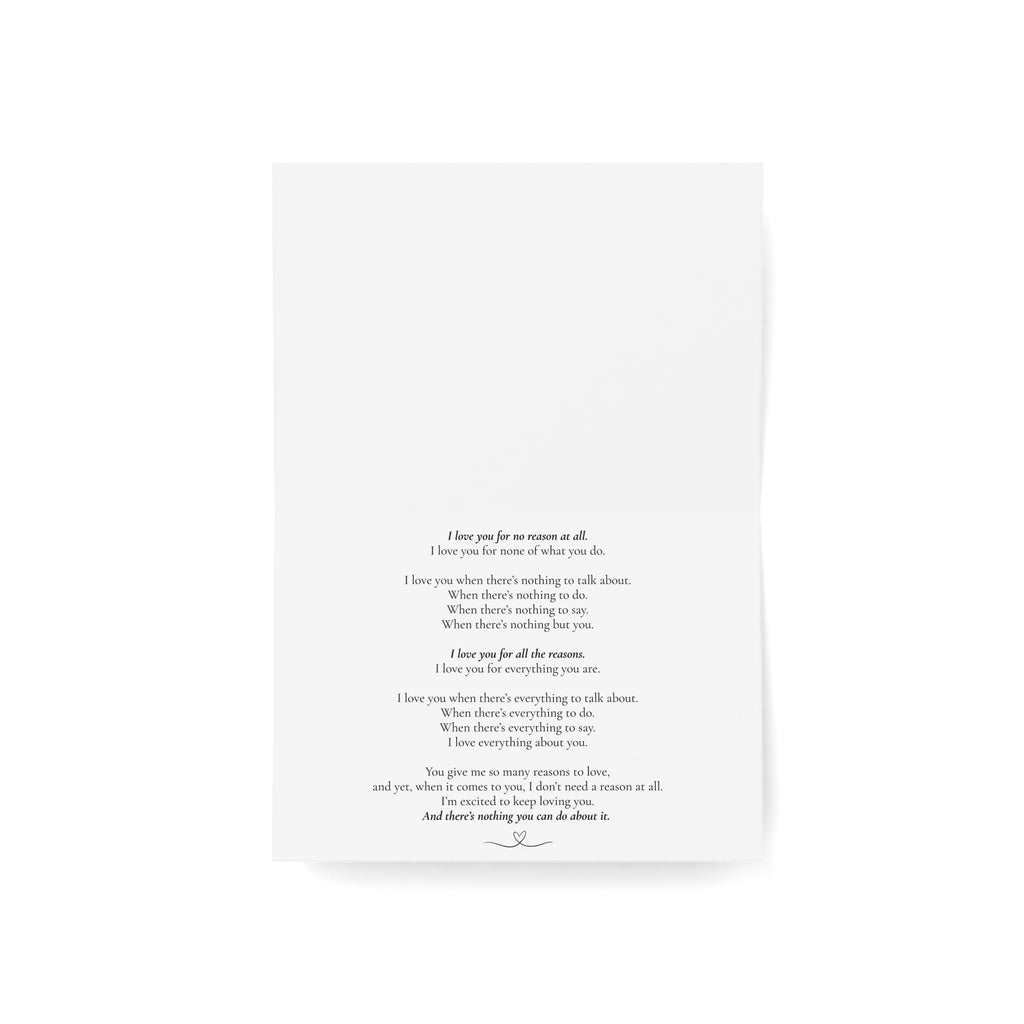 Why I Love You | Greeting Cards (1, 10, 30, and 50pcs)