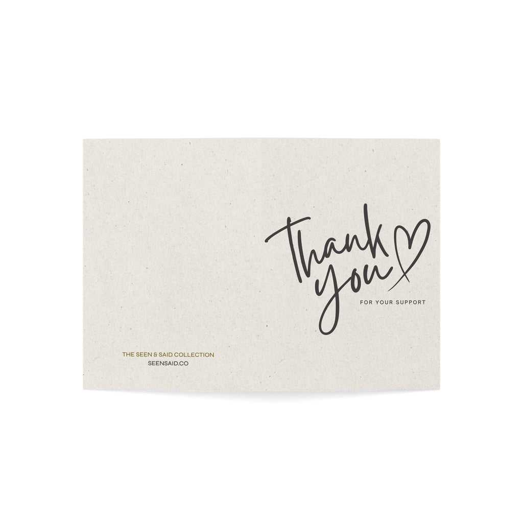 Thank You | Greeting Cards (1, 10, 30, and 50pcs)