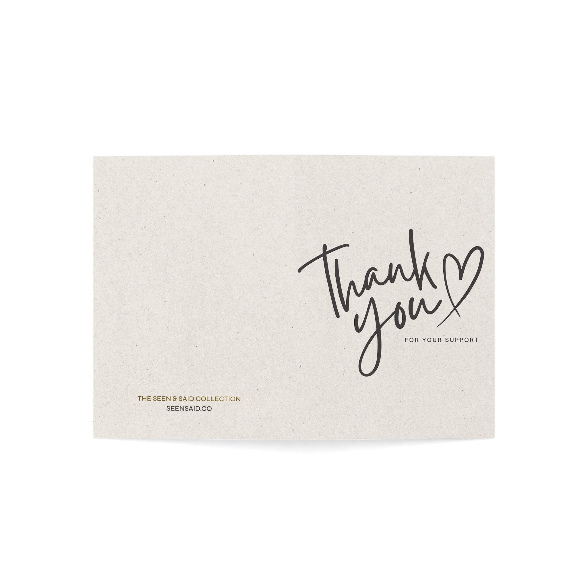 Thank You | Greeting Cards (1, 10, 30, and 50pcs)
