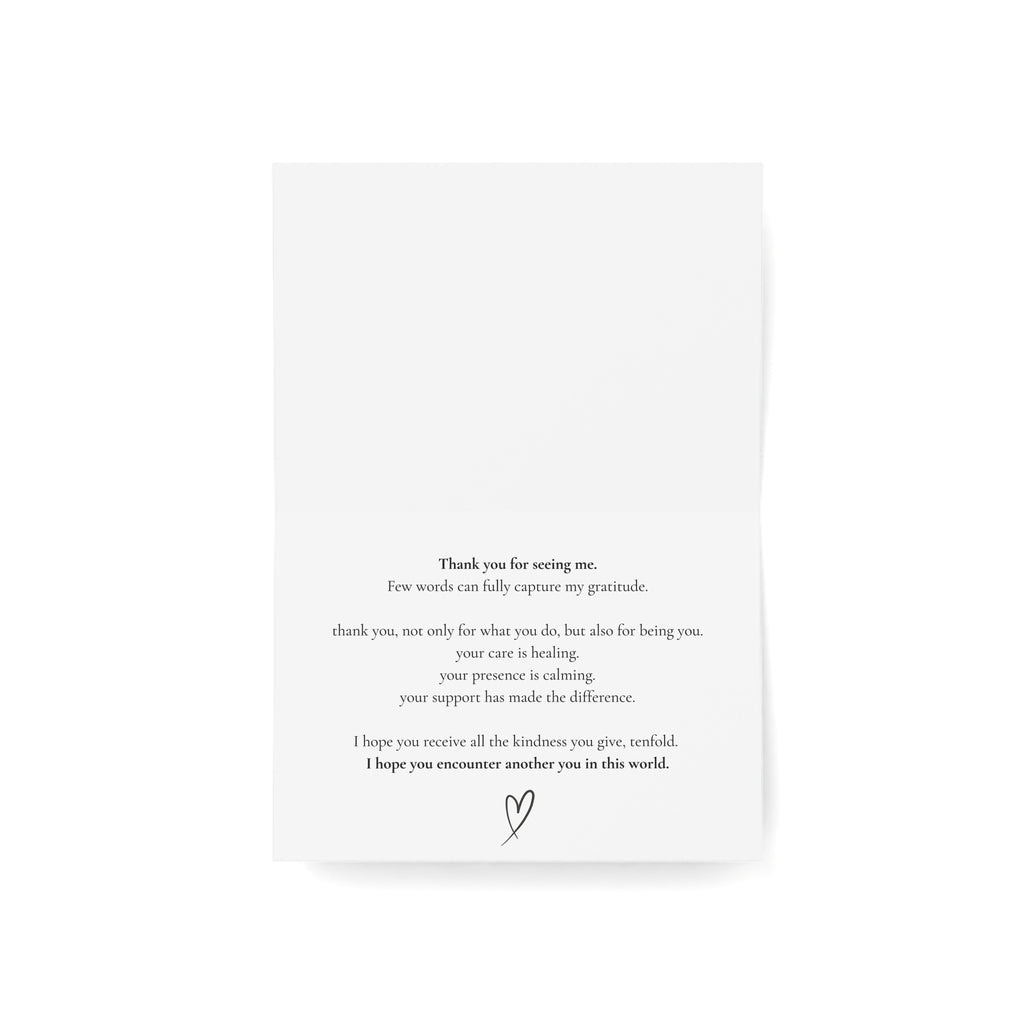 Thank You  | Greeting Cards (1, 10, 30, and 50pcs)