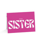 To My Sister (Pink)  | Greeting Cards (1, 10, 30, and 50pcs)