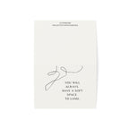 A Soft Place to Land | Greeting Cards (1, 10, 30, and 50pcs)